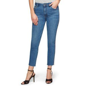Sam Edelman Mary Jane High Rise Straight Crop Jean